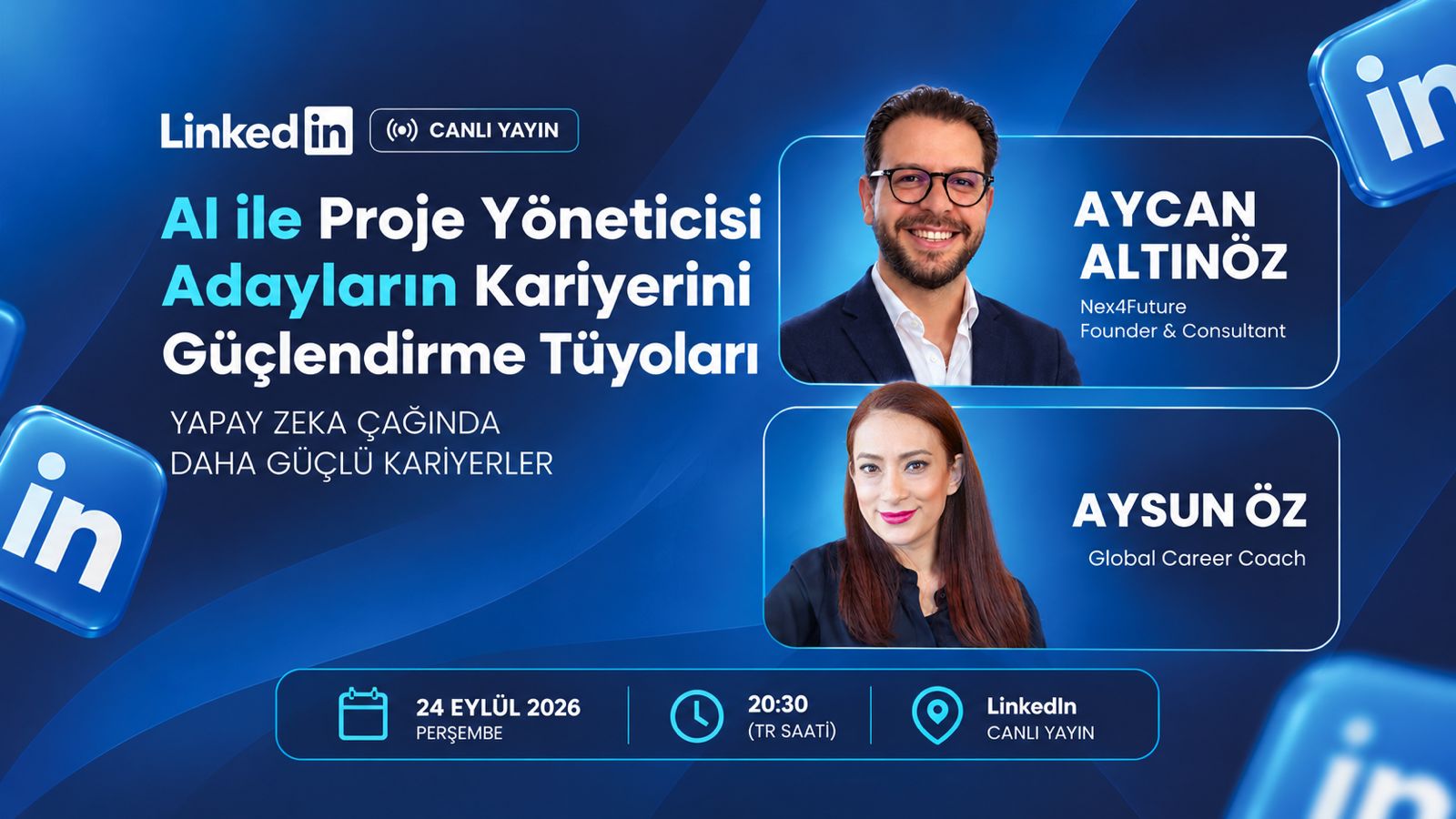 AI Talks: İşe Alım Süreçlerinde Yapay Zeka — Aysun Öz, 24 Eylül 2026